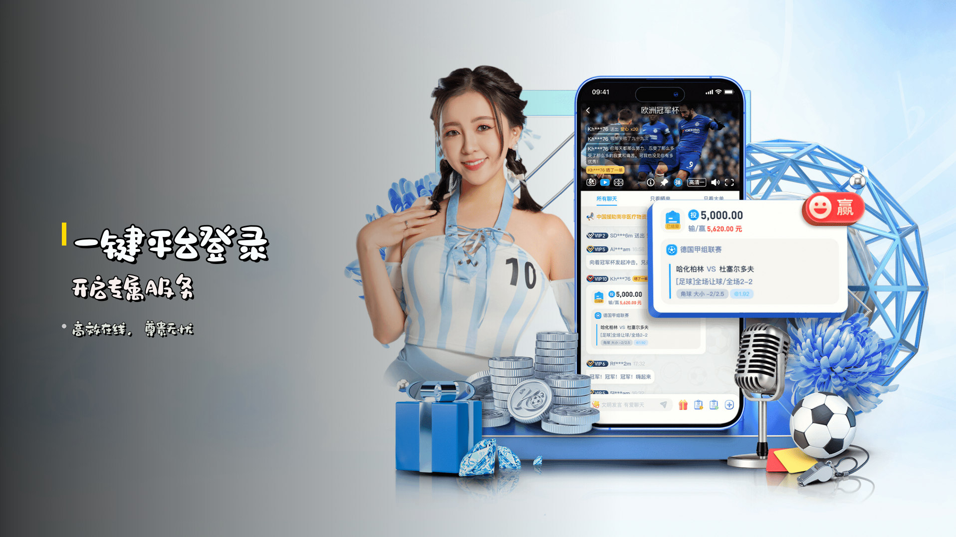 <strong>一键平台登录</strong> 开启专属服务